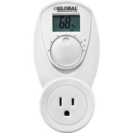 Global Industrial Plug In Humidifier Control 120V, 15A, Analog 30-90 Relative Humidity