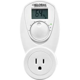 Global Industrial Plug In Dehumidifier Control 120V, 15A, Analog 30-90 Relative Humidity