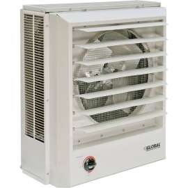 Global Industrial Unit Heater, Horizontal or Vertical Downflow, Multi-Watt 7.5-5.6KW, 208-240V