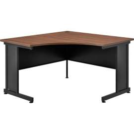 Interion 48"W Corner Desk - Walnut
