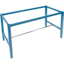 Global Industrial Workbench Frame W/ Adjustable Leg, 93-5/8"W x 27-9/16"D, Blue
