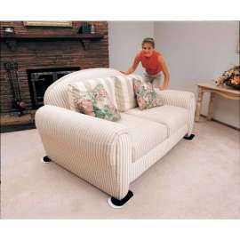 EZ Moves; Furniture Slides, 9-1/2"L x 5-3/4"W, Set Of 4