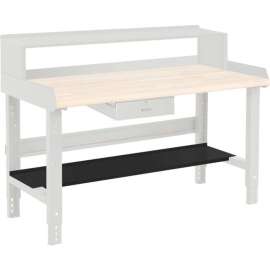 Global Industrial Lower Shelf, 48"W x 14"D, Black