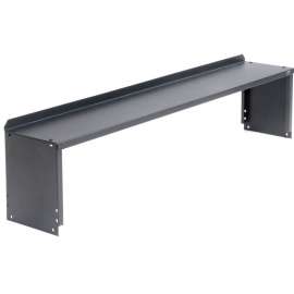 Global Industrial Standard Steel Riser, 48"W x 10-1/2"D, Black