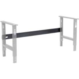 Global Industrial Workbench Steel Stringer For C Channel Adj Leg & Fixed Height, 48"W, Black