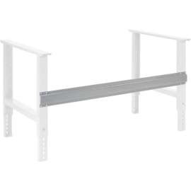 Global Industrial Workbench Steel Stringer For C Channel Adj Leg & Fixed Height, 60"W, Gray