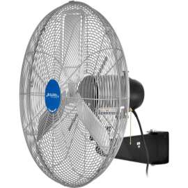 Global Industrial 24" Deluxe Oscillating Wall Mount Fan, 3 Speed, 8,650 CFM, 1/2 HP
