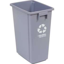Global Industrial Recycling Can, 15 Gallon, Gray