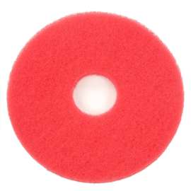 Global Industrial 13" Buffing Pad, Red, 5 Per Case