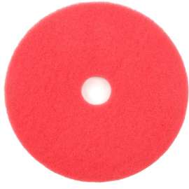 Global Industrial 20" Buffing Pad, Red, 5 Per Case
