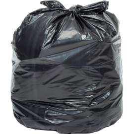 Global Industrial 2X Heavy Duty Black Trash Bags - 40 to 45 Gal, 1.7 Mil, 100 Bags/Case
