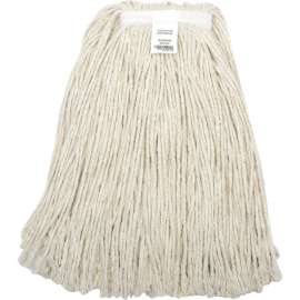 Global Industrial 16 oz. Cotton Cut-End Mop Head, 4Ply, Narrow Band