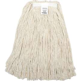 Global Industrial 24 oz. Cotton Cut-End Mop Head, 4Ply, Narrow Band