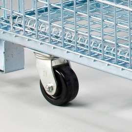 Nashville Wire Products Folding Wire Container Caster Kit For 40" x 32" & 48" x 40" Models