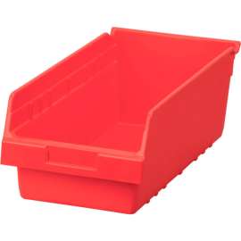 Akro-Mils ShelfMax Plastic Nesting Storage Shelf Bin 30088 - 8-3/8"W x 17-7/8"D x 6"H Red