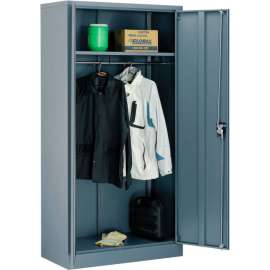 Wardrobe Cabinet Easy Assembly 36x18x72 Gray