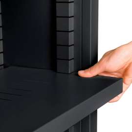 Interion Extra Black Shelf For All Steel Bookcase