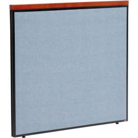 Interion Deluxe Office Partition Panel, 48-1/4"W x 43-1/2"H, Blue