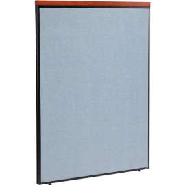 Interion Deluxe Office Partition Panel, 48-1/4"W x 61-1/2"H, Blue