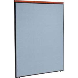 Interion Deluxe Office Partition Panel, 60-1/4"W x 73-1/2"H, Blue