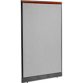 Interion Deluxe Electric Office Partition Panel, 48-1/4"W x 101-1/2"H, Gray