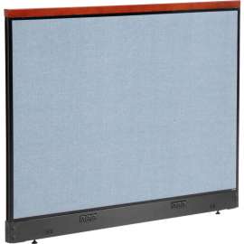 Interion Deluxe Electric Office Partition Panel, 60-1/4"W x 47-1/2"H, Blue