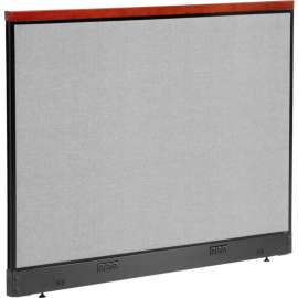 Interion Deluxe Electric Office Partition Panel, 60-1/4"W x 47-1/2"H, Gray
