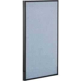 Interion Office Partition Panel, 24-1/4"W x 42"H, Blue