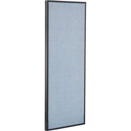 Interion Office Partition Panel, 24-1/4"W x 60"H, Blue