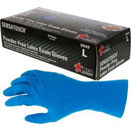 Sensatouch Disposable Gloves 11 mil Latex, 12 Inch and Powder Free Medical Grade XL