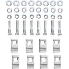 Replacement Clamp I-Beam Mounting Kit for Global Industrial Gantry Cranes, Set of 8