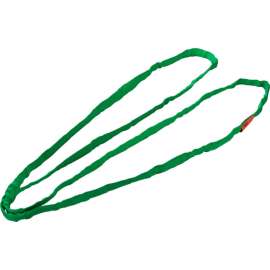 Global Industrial Polyester Round Sling, Endless,10 ft. x 1.25 in, 5300/4200/10600 Lbs Cap