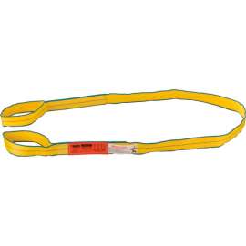 Global Industrial Poly Web Sling, HD, Eye&Eye w/ Durable Edge, 8Ft L-3200/2500/6400 Lbs Cap