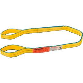 Global Industrial Sling, Eye & Eye, 6 Ft L x 2 In W, 6400/5000/12800 Lbs Cap