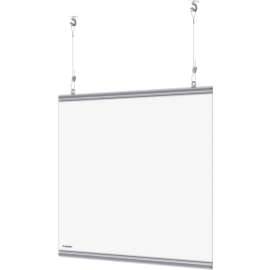 Hanging Cashier Shield, 28"W x 22"H, 2/Pack