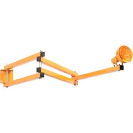 Global Industrial Triple Arm Dock Light, Screw-In Base, 90" Reach, Par38 Bulb Compatible