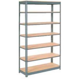 717364 Heavy Duty Shelving w/ 7 Shelves, 225 lbs. Cap., 48"W x 12"D x 96"H