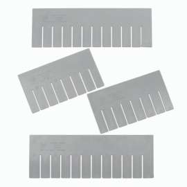 Global Industrial Width Divider DS91050 for Plastic Dividable Grid Container DG91050, Qty 6