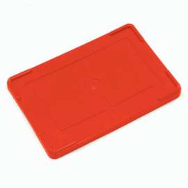 Global Industrial Lid COV92000 for Plastic Dividable Grid Container, 16-1/2"L x 10-7/8"W, Red