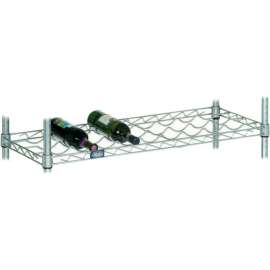 Nexel WS1436C Chrome Wine Shelf 36"W x 14"D