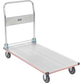 Global Industrial Folding Aluminum Platform Truck 48 x 24 600 Lb. Capacity