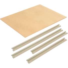 Additional Shelf, High Capacity, Wood Deck, 48"W x 36"D, Tan