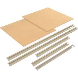 Additional Shelf, High Capacity, Wood Deck, 72"W x 36"D, Tan