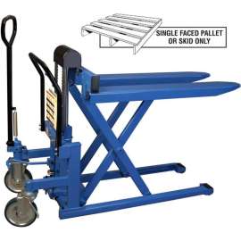 Bishamon SkidLift Foot Operated Skid Truck LV-100W 2200 Lb. Cap. 27 x 42.5 Forks
