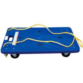 Global Industrial Plastic Office Dolly 24"L x 16"W 220 Lb. Capacity