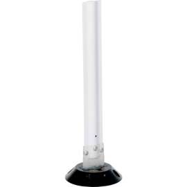 Surface Mount Flexible Stake 24" H White