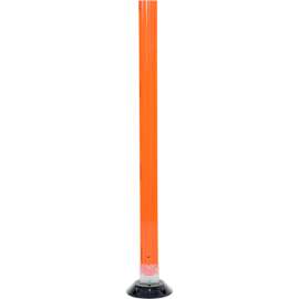 Surface Mount Flexible Stake 48" H Orange