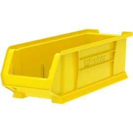 Akro-Mils Super-Size AkroBin Plastic Stacking Bin, 8-1/4"W x 23-7/8"D x 7"H, Yellow