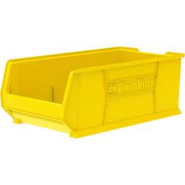 Akro-Mils Super-Size AkroBin Plastic Stacking Bin, 16-1/2"W x 29-7/8"D x 11"H, Yellow
