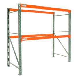 Global Industrial Teardrop Pallet Rack Starter, 48"W x 24"D x 96"H